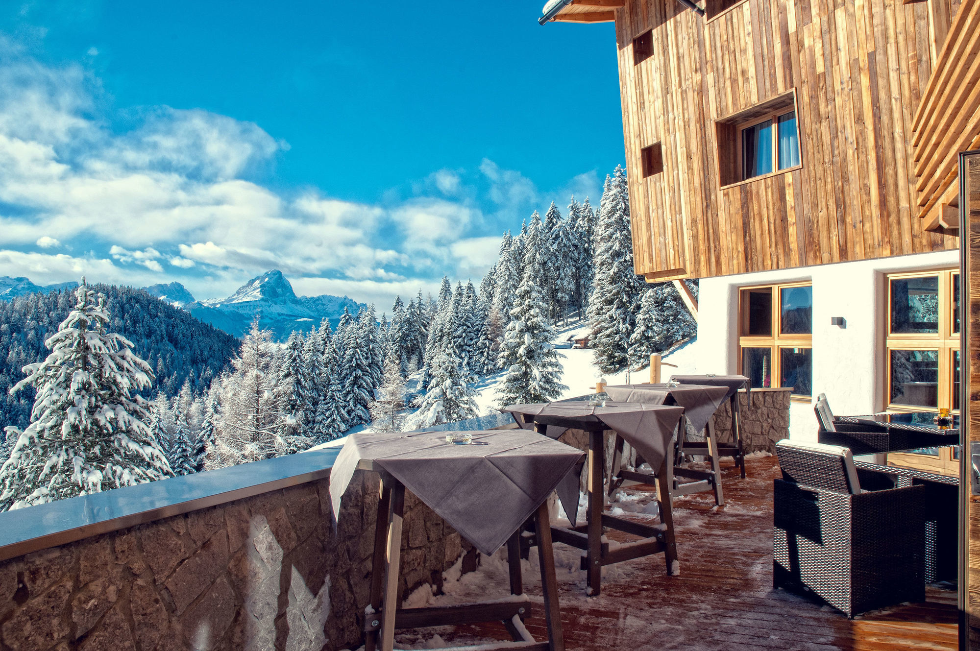 Alpine Hotel Gran Foda' San Vigilio Di Marebbe Restoran foto